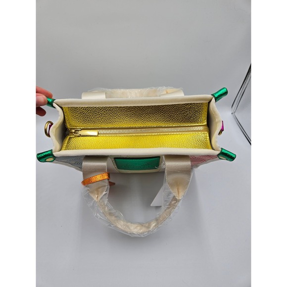 Kurt Geiger London Mini Kensington Tote Rainbow Wave‎ Top Handle Satchel - Picture 5 of 10